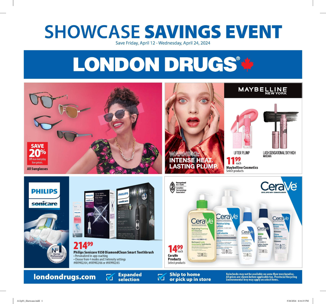 London Drugs Flyer - Showcase from Apr. 12, 2024