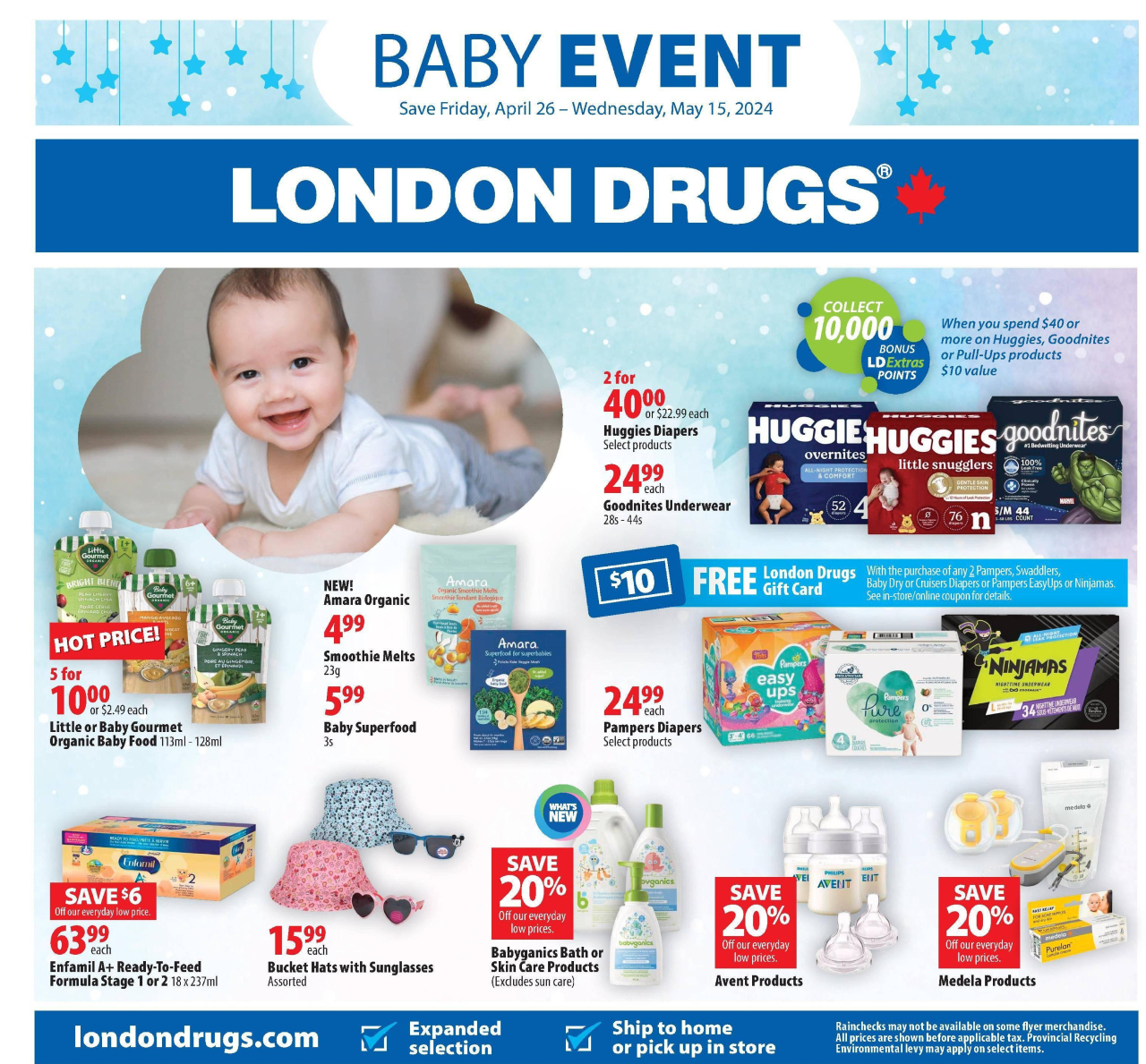 London Drugs Flyer - Baby Event from Apr. 26, 2024