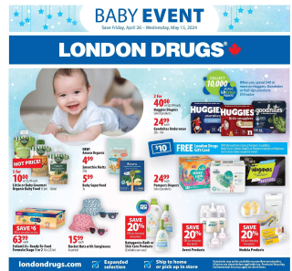 London Drugs Flyer - Baby Event