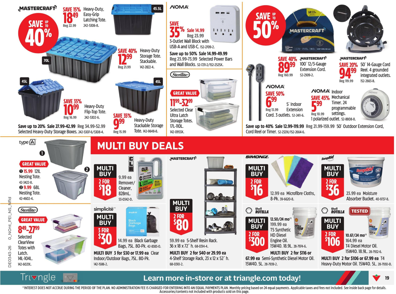 Canadian Tire flyer from Oct 22, 2026