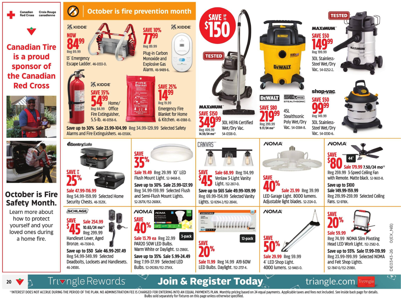 Canadian Tire flyer from Oct 22, 2026